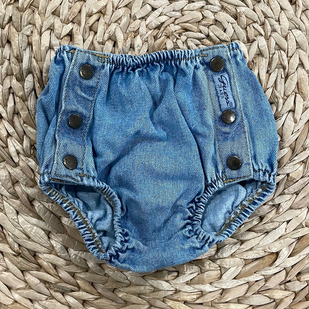 Vintage Guess jeans diaper cover up
